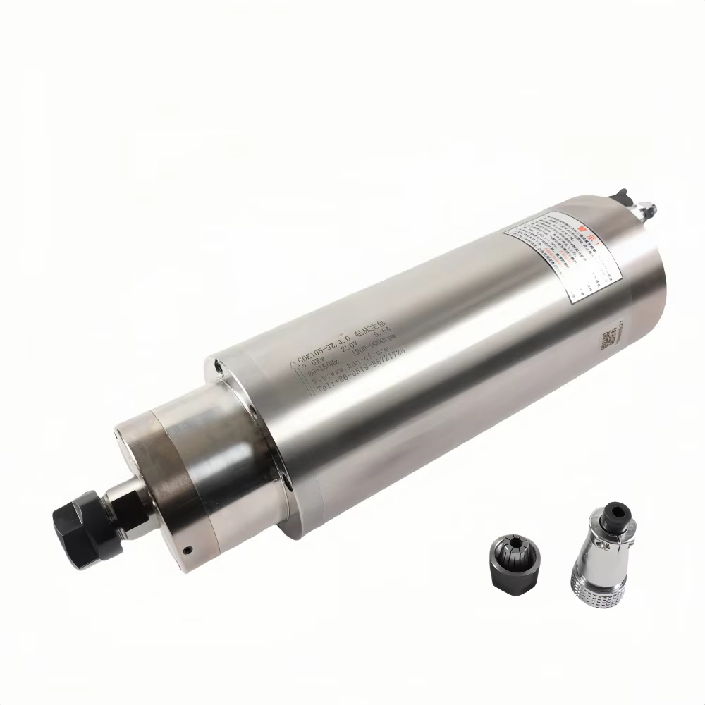 Cnc Spindle Motor - มอเตอร์แกนหมุน CNC สำหรับงานเจาะและกัดความเร็วต่ำ 3 กิโลวัตต์ รุ่น