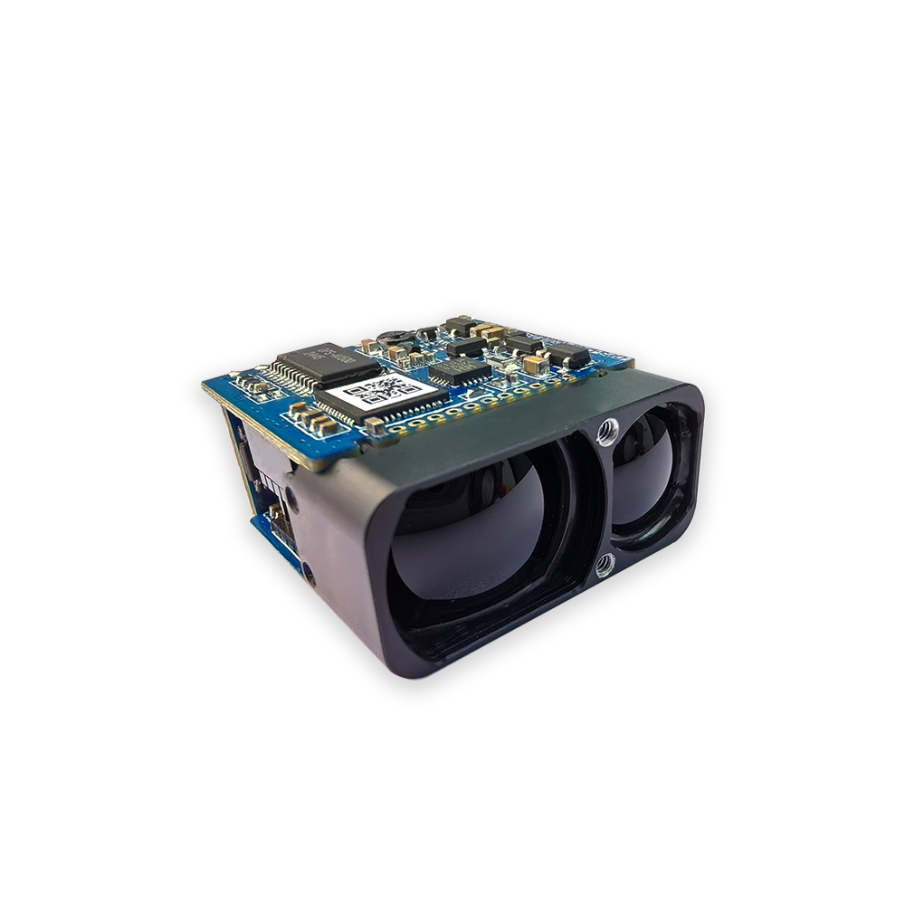 Industrial Laser Measuring Device - เซ็นเซอร์วัดระยะทางด้วยเลเซอร์อุตสาหกรรมกันน้ำ 1500 ม. IP67 UART TTL