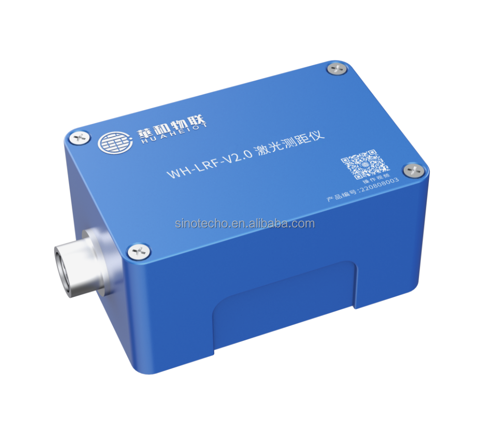 Industrial Laser Measuring Device - HUAHEIoT อุปกรณ์วัดระยะทางด้วยเลเซอร์สำหรับอุตสาหกรรม เครื่องวัดระยะแบบไม่สัมผัสความแม่นยำสูง สำหรับงานวิศวกรรมและระบบอัตโนมัติ WH-LRF