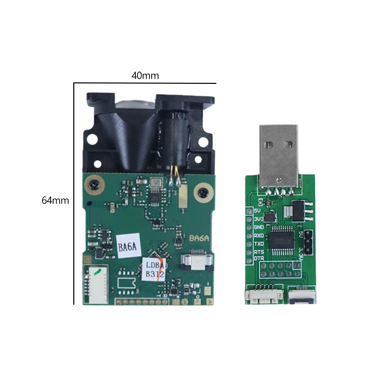 Industrial Laser Measuring Device - ชิปเซ็นเซอร์ออปติคอล 20HZ เครื่องวัดระยะด้วยเลเซอร์ 100 ม. พร้อม