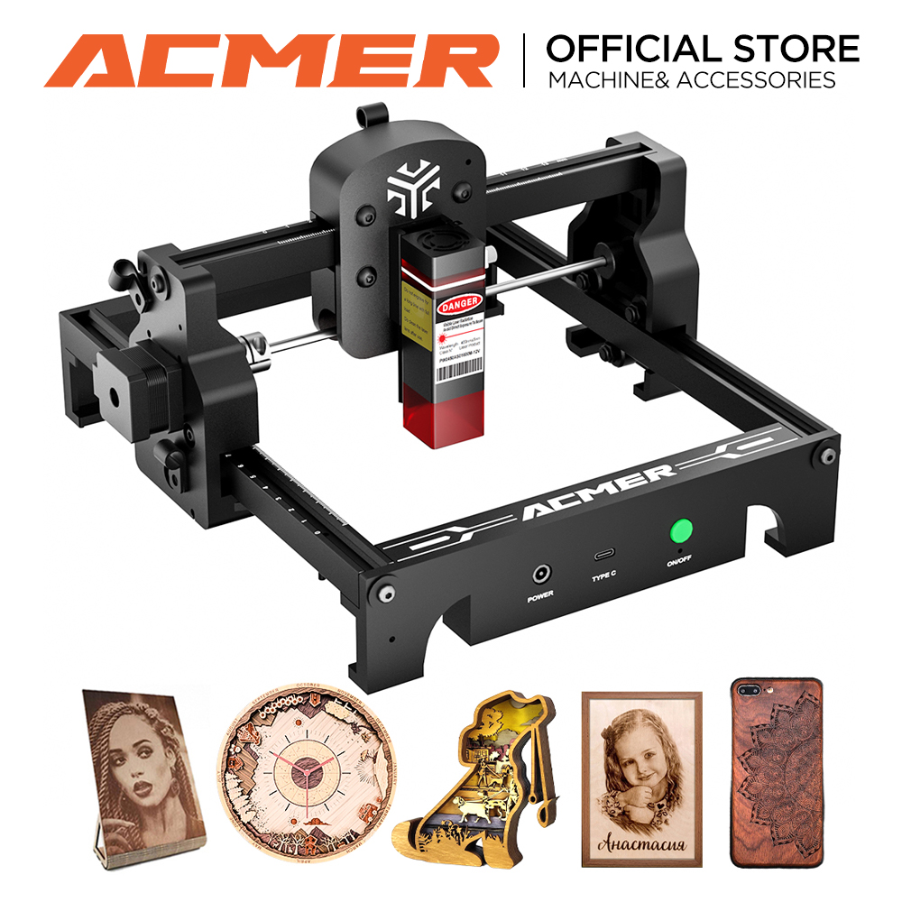 เครื่องแกะสลักเลเซอร์ ACMER S1 - Industrial Handheld Laser Engraver บทวิจารณ์และราคา