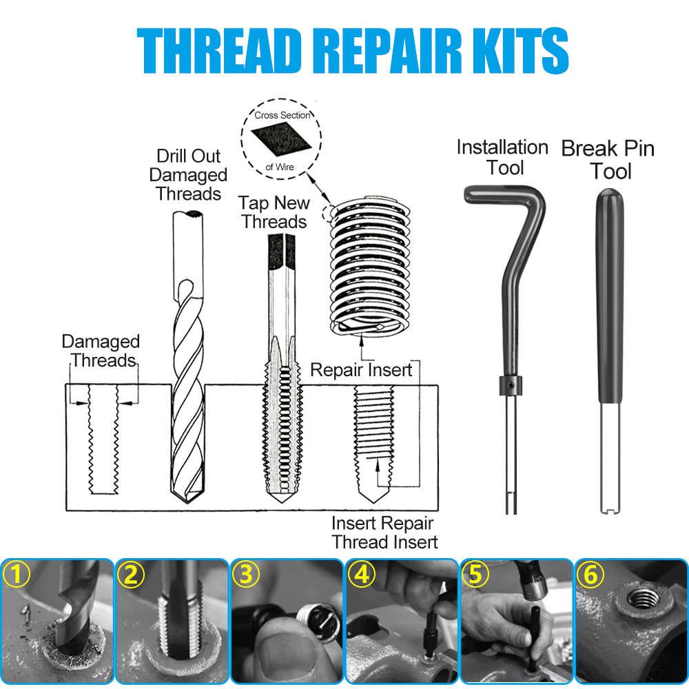 25Pcs เมตริกด้ายชุดซ่อม M3/M4/ - Cnc Router Bit บทวิจารณ์และราคา