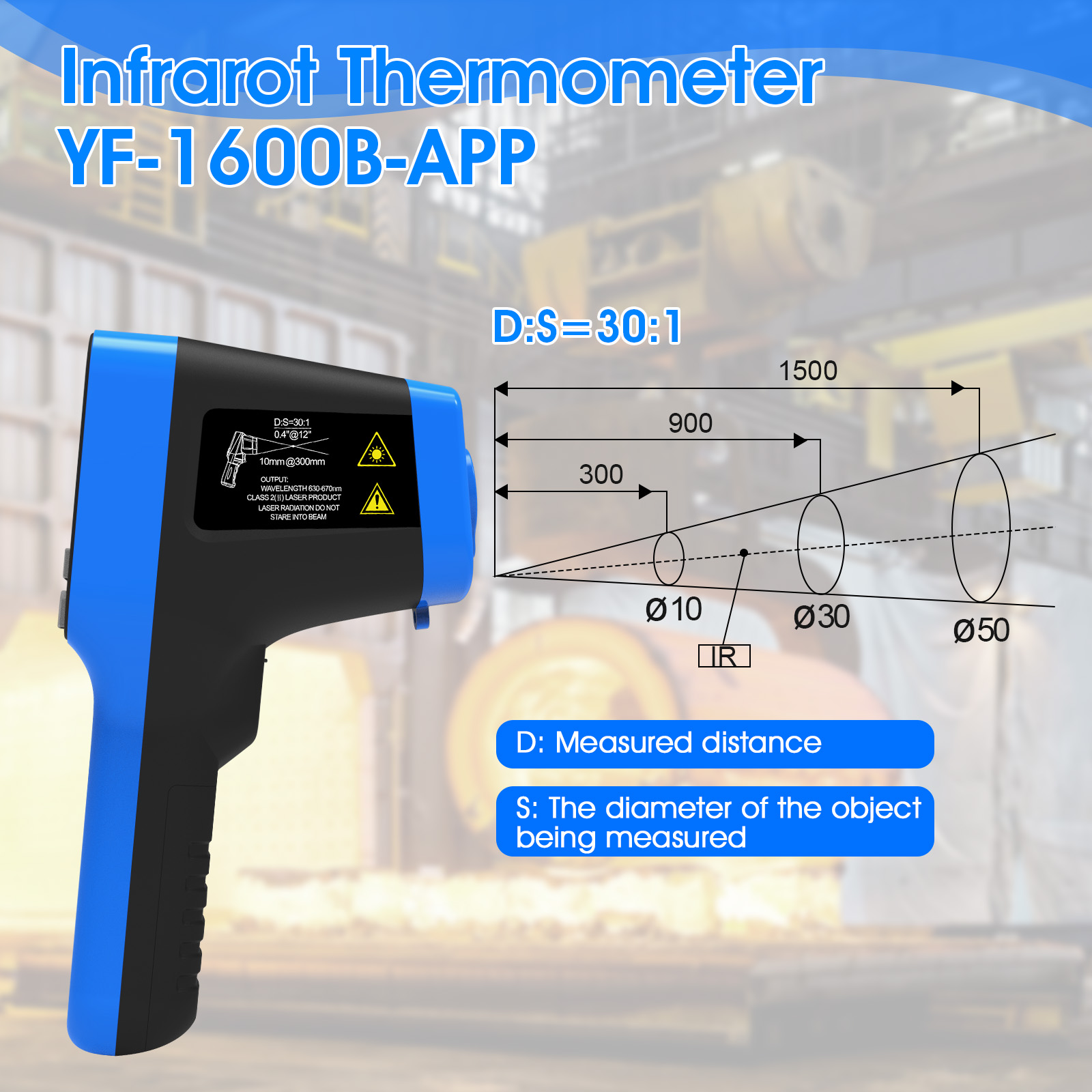 ปืนวัดอุณหภูมิอุตสาหกรรม -50 ℃ - Industrial Laser Types บทวิจารณ์และราคา