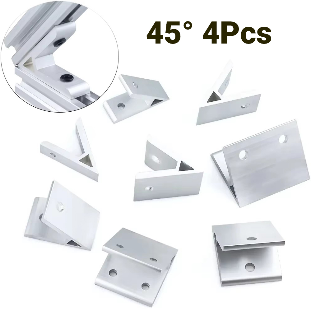 4 ชิ้น 45 องศามุมมุม 2020 3030 - Aluminum T-Slot Profile บทวิจารณ์และราคา