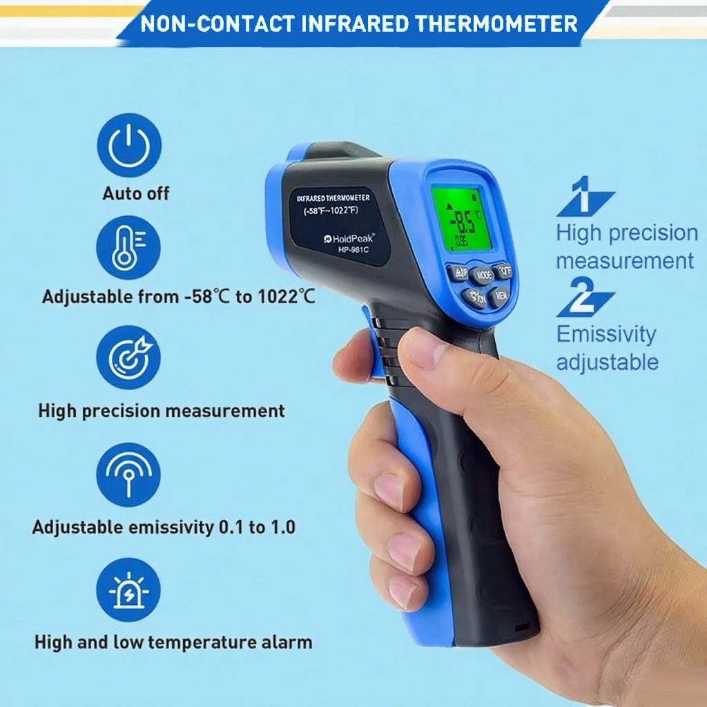 -30-550 ℃   เครื่องวัดอุณหภูมิ - Industrial Laser Blaster บทวิจารณ์และราคา