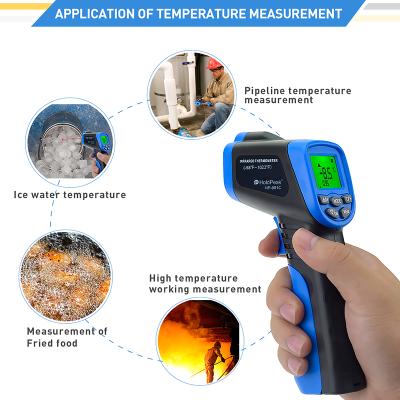 -30-550 ℃   เครื่องวัดอุณหภูมิ - Industrial Laser Blaster บทวิจารณ์และราคา
