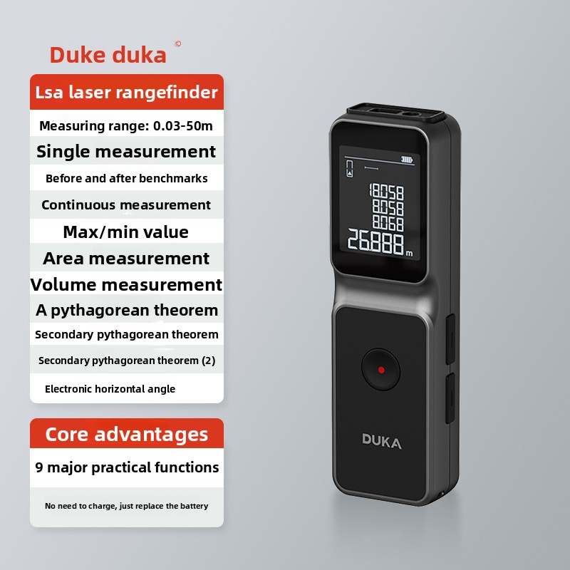 เครื่องวัดระยะด้วยเลเซอร์ DUKA - Industrial Laser Measuring Device บทวิจารณ์และราคา