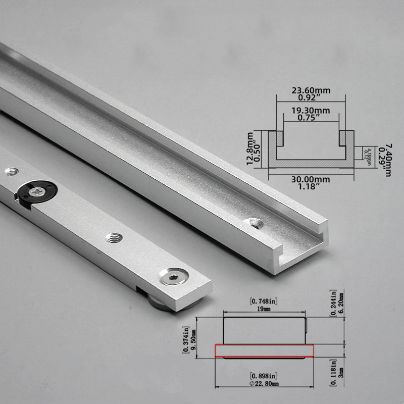 ชุดอุปกรณ์จิ๊ก T-Track & Miter - Aluminum T-Slot Profile บทวิจารณ์และราคา