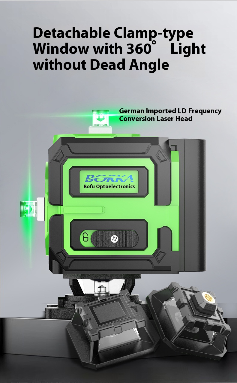เครื่องฉายแสงเลเซอร์สีเขียว 4D - Industrial Laser Line Projector บทวิจารณ์และราคา