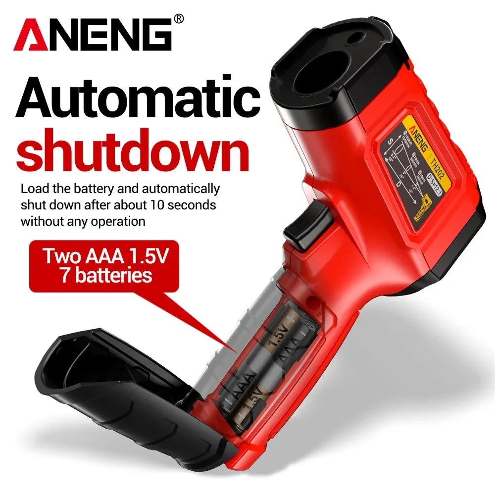 ANENG เครื่องวัดอุณหภูมิอินฟรา - Industrial Laser Blaster บทวิจารณ์และราคา
