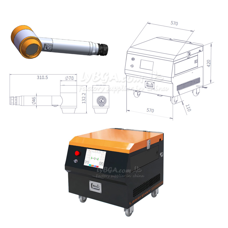 เครื่องทำความสะอาดกำจัดสนิม 20 - Industrial Laser Types บทวิจารณ์และราคา