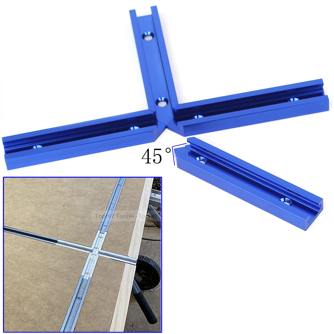 19 มม.T-Track Slot Miter Track - Aluminum T-Slot Profile บทวิจารณ์และราคา